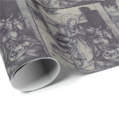 Oude Geboorte scène van Jezus Christus Cadeaupapier (Rol Hoek)