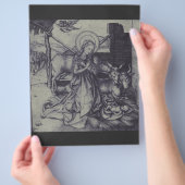 Oude Geboorte scène van Jezus Christus Flyer (Hand)