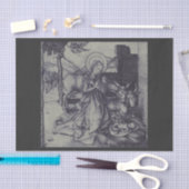 Oude Geboorte scène van Jezus Christus Tissuepapier (Craft)