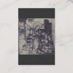 Oude Geboorte scène van Jezus Christus Visitekaartje