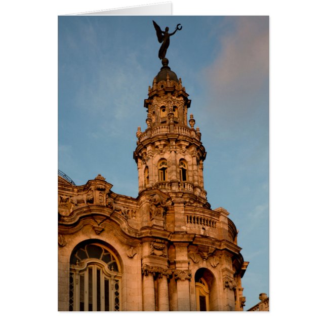 Oude gebouw Spits, Havana, Cuba (Voorkant)