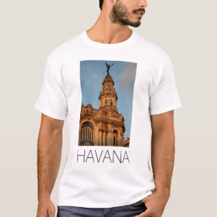 Oude gebouw Spits, Havana, Cuba T-shirt