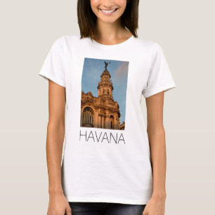 Oude gebouw Spits, Havana, Cuba T-shirt