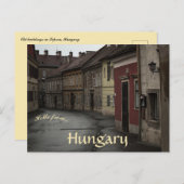 Oude gebouwen in Sopron Hongarije Briefkaart (Voorkant / Achterkant)