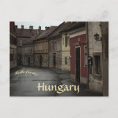 Oude gebouwen in Sopron Hongarije Briefkaart (Voorkant)