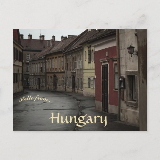 Oude gebouwen in Sopron Hongarije Briefkaart (Voorkant)