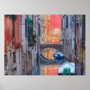 Oude gebouwen van Venetië Italië Poster