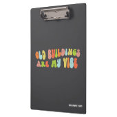 Oude gebouwen zijn mijn vibe, historisch behoud klembord (Links)