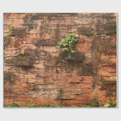 Oude gebroken muur cadeaupapier (Vlak)