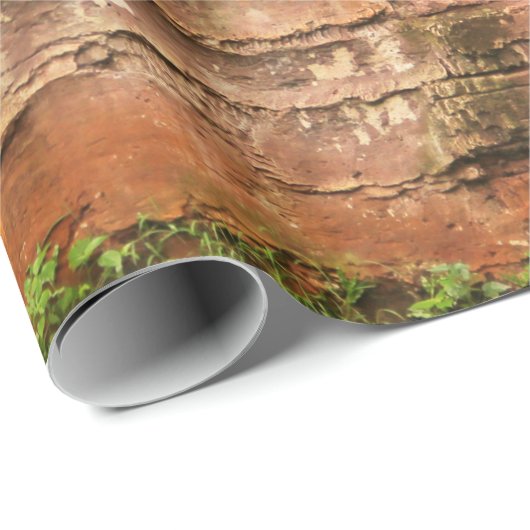 Oude gebroken muur cadeaupapier (Rol Hoek)