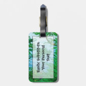 Oude gedistilleerde boom in het Abstract Bagagelabel (Achterkant verticaal)