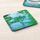 Oude gedistilleerde boom in het Abstract Drankjes Onderzetter (Linkerzijde)