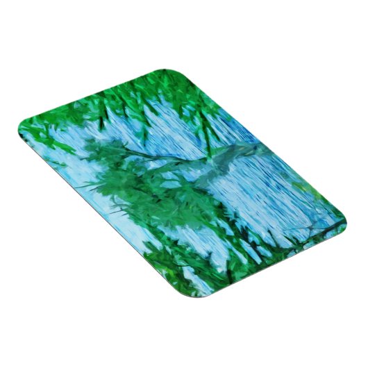 Oude gedistilleerde boom in het Abstract Magneet (Rechterzijde)