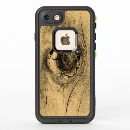 Oude gedroogde boom Knot (Achterkant)