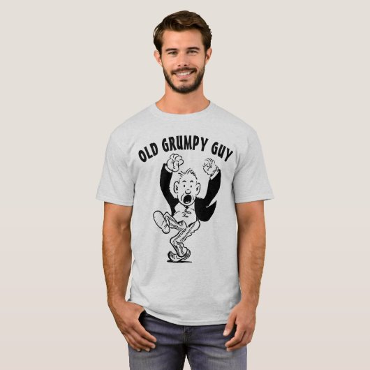 OUDE GEDUMPY GUY T-Shirts (Voorkant volledig)