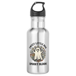 Oude Geest Bloemig Schattig Halloween Boe Boeket_1 Waterfles