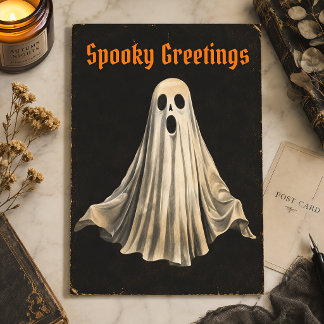 Oude Geest Halloween Griezelig Seizoen Briefkaart