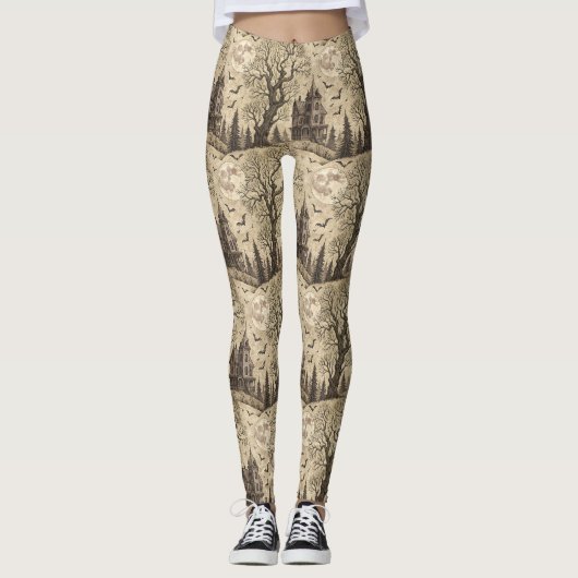 Oude Geest Huis & Vollemaan Leggings (Voorkant)