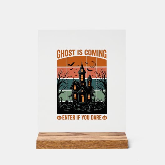 Oude Geest Komt Geest Huis Halloween Decoratie (Voorkant)