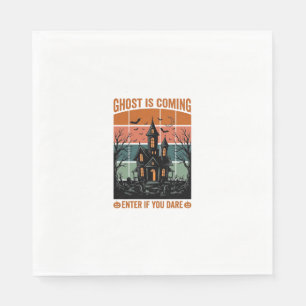 Oude Geest Komt Geest Huis Halloween Decoratie Servet