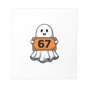 Oude Geest Nummer 67 Halloween Shirt Ontwerp_1 Notitieblok
