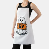 Oude Geest Nummer 67 Halloween Shirt Ontwerp_1 Schort (Insitu)