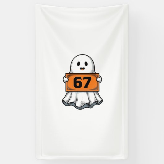 Oude Geest Nummer 67 Halloween Shirt Ontwerp_1 Spandoek (Verticaal)