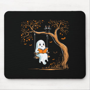 Oude Geest Swing Lezen Boek Swingende Halloween Muismat