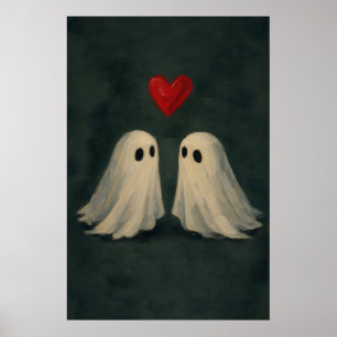 Oude Geest Valentijnsdag Print, Liefde Geest Poster