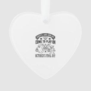 Oude geesten en spoken Halloween shirt ontwerp_ Ornament