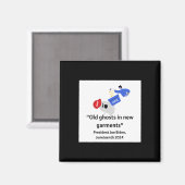 Oude geesten Nieuwe kleding Magneet (Voorkant / Achterkant)