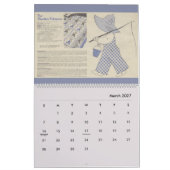 Oude , gefaseerde billen kalender (Mar 2027)