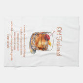 Oude gefaseerde Drink Recipe Theedoek (Horizontaal)