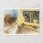 Oude gefaseerde Halloween-hosts en -oblins Briefkaart (Voorkant)