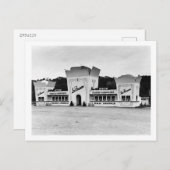 Oude gefaseerde ijskap-standaard, Connecticut Briefkaart (Voorkant / Achterkant)