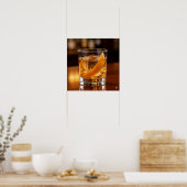 Oude gefaseerde ontvanger poster (Keuken)