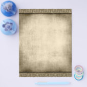  oude, gefaseerde papierachtergrondbrochure flyer (Enkel)