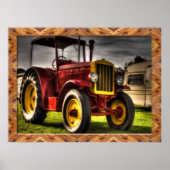 Oude gefaseerde Posters van trekkers (Voorkant)