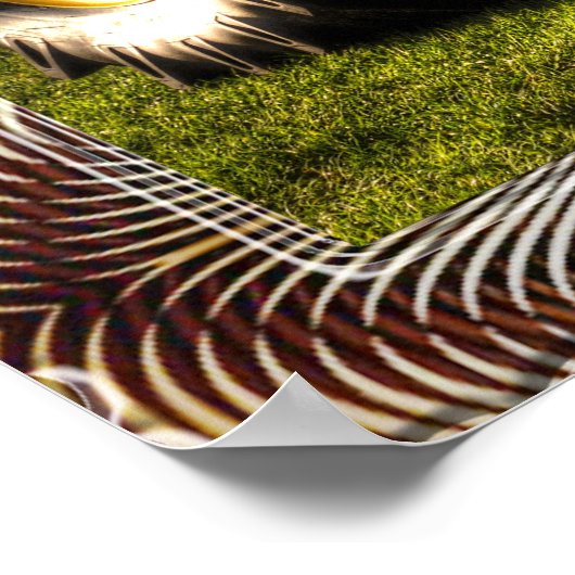 Oude gefaseerde Posters van trekkers (Hoek)