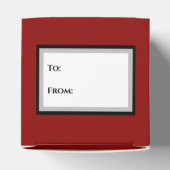 Oude gefaseerde stoomtrein met roodkastanjeveer B Bedankdoosjes (Bovenkant)