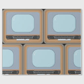 Oude, gefaseerde tv-omslagpapier voor televisie-om cadeaupapier (Vlak)