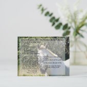 Oude gefashioned gebak ontvangt briefkaart (Staand voorkant)