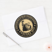 oude, gefashioned pancake Mix Label Sjabloon (Envelop)