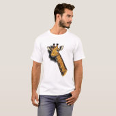 Oude Gegraveerde Mopshals Giraffe Shirt Ontwerp_1 (Voorkant volledig)
