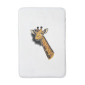 Oude Gegraveerde Mopshals Giraffe Shirt Ontwerp_1 Badmat (Voorkant Verticaal)