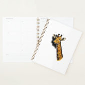 Oude Gegraveerde Mopshals Giraffe Shirt Ontwerp_1 Planner (Display)