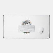 Oude gegraveerde paard bloem vector shirt ontwerp_ bureaumat (Keyboard & Muis)