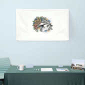Oude gegraveerde paard bloem vector shirt ontwerp_ spandoek (Beurs)