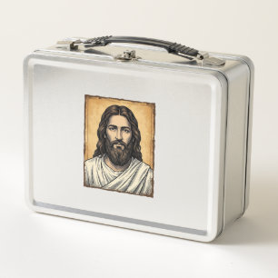 Oude Gegraveerde Religieuze Portret Shirt Ontwerp_