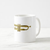Oude gehavende trompet koffiemok (Voorkant rechts)